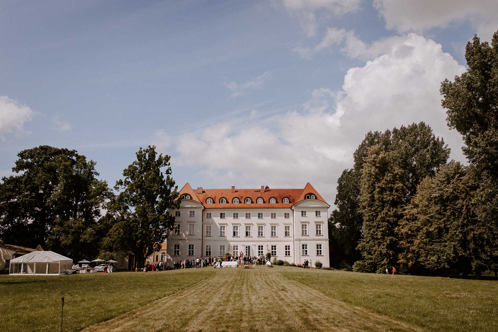 Hochzeit auf Schloss Wedendorf heiraten mit Live Musik