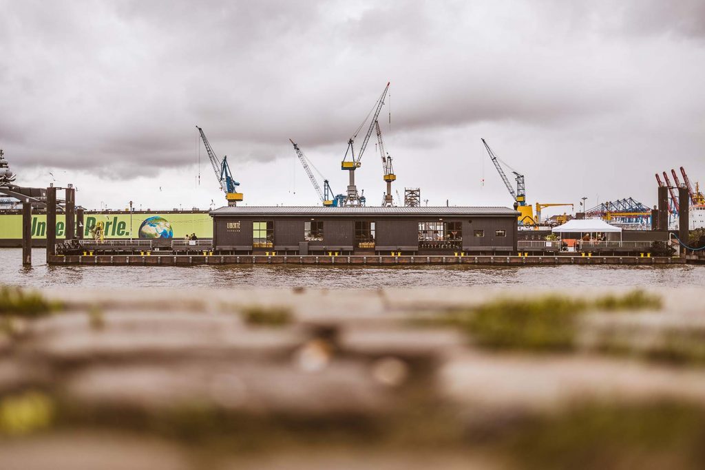 Die Hochzeitslocation Liberté in Hamburg am Hafen.