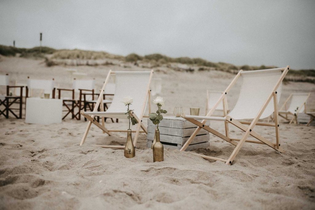 Heiraten auf Sylt mit Get Together am Strand.